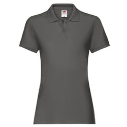 Fruit of the Loom Womens/Ladies Premium Polo Shirt - XL, Light Graphite