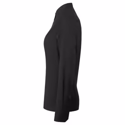 Premier Womens/Ladies Grandad Collar Formal Shirt - L, Black