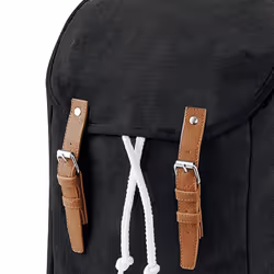 Quadra Vintage Backpack - One Size, Black/Brown