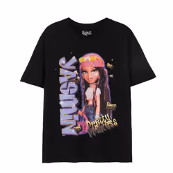 Bratz Womens/Ladies Yasmin T-Shirt - M, Black