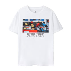 Star Trek Mens Cats T-Shirt - 3XL, White