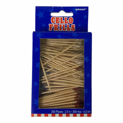 Amscan Cellophane Fringe Cocktail Sticks (Pack of 200)
