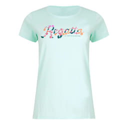 Regatta Womens/Ladies Breezed IV Logo T-Shirt - 26 UK, Bleached Aqua