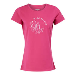 Regatta Womens/Ladies Breezed IV Plants T-Shirt - 26 UK, Flamingo Pink