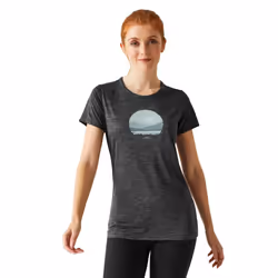 Regatta Womens/Ladies Fingal VIII Scenery Marl T-Shirt - 8 UK, Seal Grey