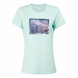 Regatta Womens/Ladies Fingal VIII Surf Print T-Shirt - 20 UK, Bleached Aqua