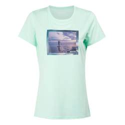 Regatta Womens/Ladies Fingal VIII Surf Print T-Shirt - 20 UK, Bleached Aqua