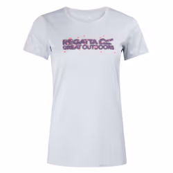 Regatta Womens/Ladies Fingal VIII Logo Marl T-Shirt - 8 UK, Cyberspace