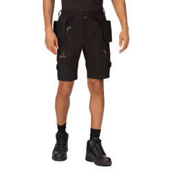 Regatta Mens Infiltrate Detachable Holster Pocket Shorts - 40R, Black