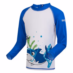 Regatta Childrens/Kids Bubbles The Shark Rash Suit - 10 Years, Hawaiian Blue