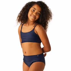 Regatta Girls Dakaria II Plain Bikini - 5-6 Years, Navy