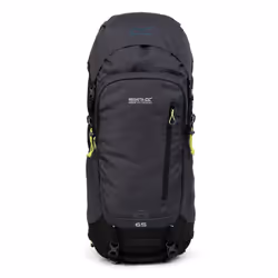 Regatta Highton V2 65L Hiking Backpack - One Size, Black/Seal Grey