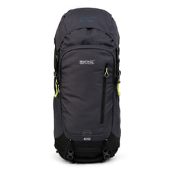 Regatta Highton V2 65L Hiking Backpack - One Size, Black/Seal Grey