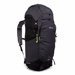 Regatta Highton V2 65L Hiking Backpack - One Size, Black/Seal Grey