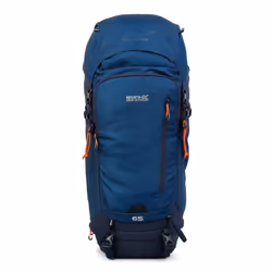 Regatta Highton V2 65L Hiking Backpack - One Size, Navy/Dark Denim