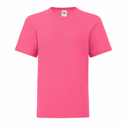 Fruit of the Loom Childrens/Kids Iconic 150 T-Shirt - 12-13 Years, Fuchsia