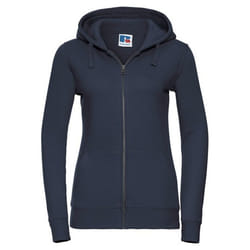 Russell Womens/Ladies Authentic Full Zip Hoodie - XS, French Navy