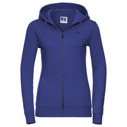 Russell Womens/Ladies Authentic Full Zip Hoodie - XL, Bright Royal Blue