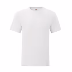 Fruit of the Loom Mens Iconic T-Shirt - 3XL, White