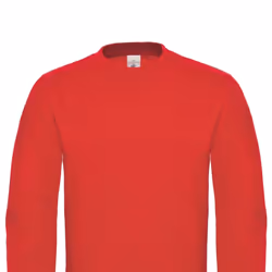 B&C Mens ID.002 Cotton Sweatshirt - XS, Red