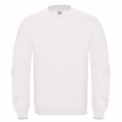 B&C Mens ID.002 Cotton Sweatshirt - S, White