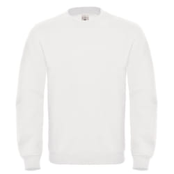 B&C Mens ID.002 Cotton Sweatshirt - S, White