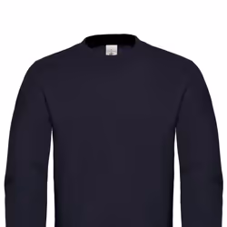 B&C Mens ID.002 Cotton Sweatshirt - XS, Black