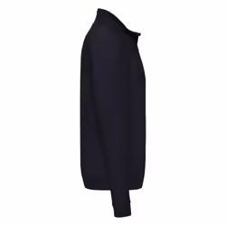 Fruit of the Loom Mens Classic 80/20 Zip Neck Sweatshirt - M, Deep Navy