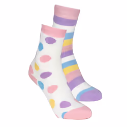 Trespass Childrens/Kids Frolic Boot Socks (Pack of 4) - 9 UK Child-12 UK Child, Pink
