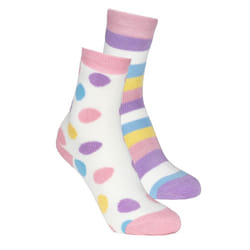 Trespass Childrens/Kids Frolic Boot Socks (Pack of 4) - 9 UK Child-12 UK Child, Pink