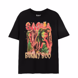 Bratz Womens/Ladies Sasha Short-Sleeved T-Shirt - 3XL, Black