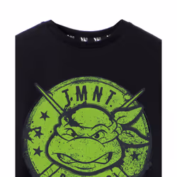 Teenage Mutant Ninja Turtles Boys Rebels T-Shirt - 13-14 Years, Black