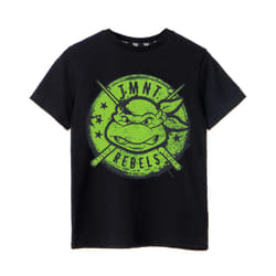 Teenage Mutant Ninja Turtles Boys Rebels T-Shirt - 9-10 Years, Black