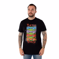 Teenage Mutant Ninja Turtles Mens Terror T-Shirt - 3XL, Black