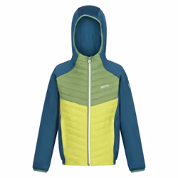 Regatta Childrens/Kids Kielder VIII Hybrid Jacket - 14 Years, Moroccan Blue/Piquant Green/Citron Lime