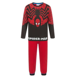 Spider-Man Boys Long Pyjama Set - 8 Years, Red/Black