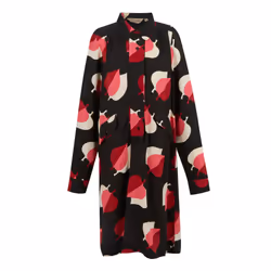Regatta Womens/Ladies Orla Kiely Leaf Print Dress - 10 UK, Shadow Elm Pink