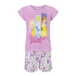 Disney Princess Girls Believe In Yourself Short Pyjama Set - 4 Years, Bubblegum Pink/White