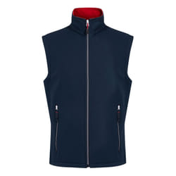 Regatta Mens Ascender Softshell 2 Layer Body Warmer - XL, Navy/Classic Red