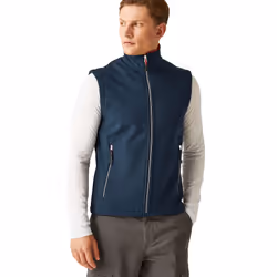 Regatta Mens Ascender Softshell 2 Layer Body Warmer - XL, Navy/Classic Red