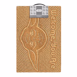 Star Wars Welcome You Are Embossed Yoda Door Mat