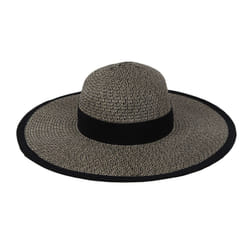 Regatta Womens/Ladies Straw Sun Hat - S-M, Black/Natural