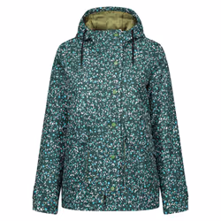 Regatta Womens/Ladies Orla Kiely Swing Berry Bubble Waterproof Jacket - 12 UK, Jade