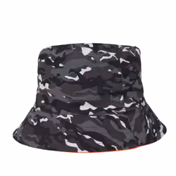 Regatta Childrens/Kids Flip Reversible Bucket Hat - 7-10 Years, Black/Persimmon