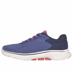 Skechers Womens/Ladies GO WALK 7 - Cosmic Waves Trainers - 6 UK, Navy/Coral