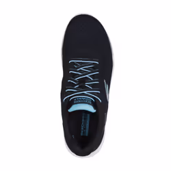 Skechers Womens/Ladies GO WALK 7 - Cosmic Waves Trainers - 6 UK, Black/Turquoise