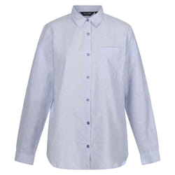 Regatta Womens/Ladies Primevere Striped Shirt - 12 UK, Hydrangea Blue