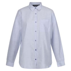 Regatta Womens/Ladies Primevere Striped Shirt - 16 UK, Hydrangea Blue