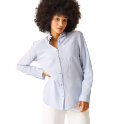 Regatta Womens/Ladies Primevere Striped Shirt - 16 UK, Hydrangea Blue