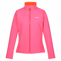 Regatta Womens/Ladies Connie V Softshell Walking Jacket - 14 UK, Flamingo Pink/Satsuma